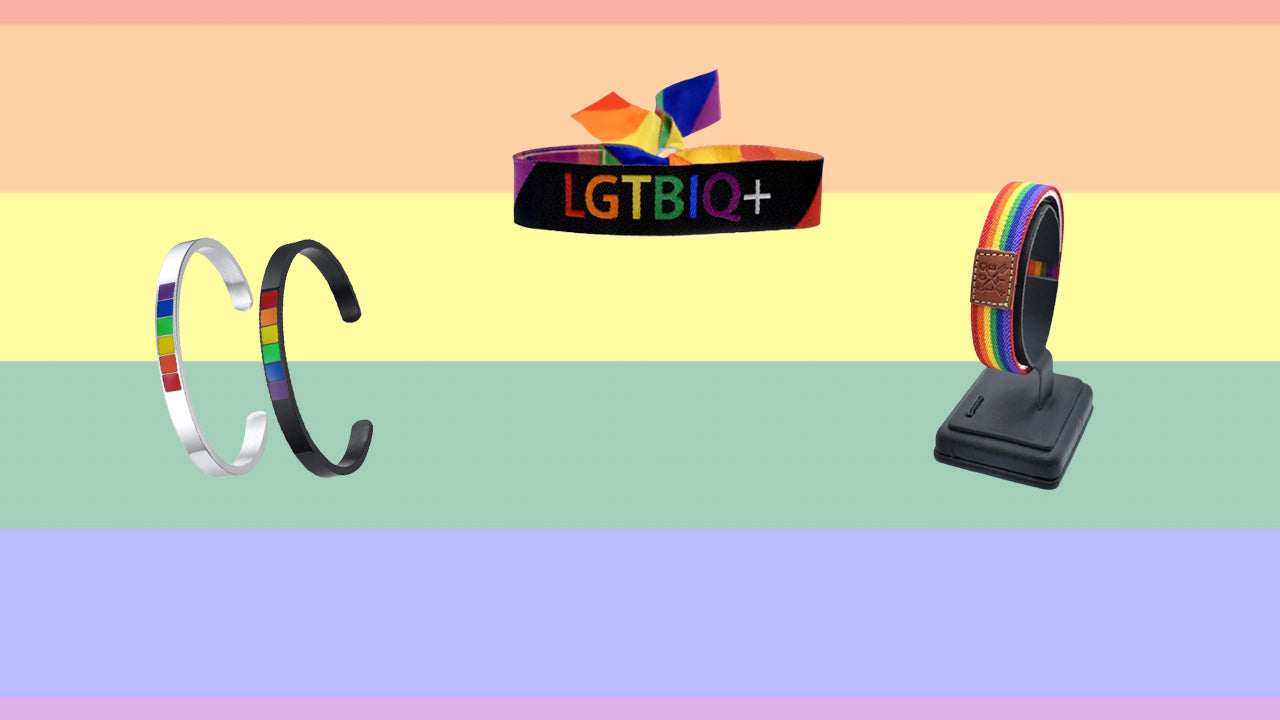 bracelet lgbt arc en ciel 