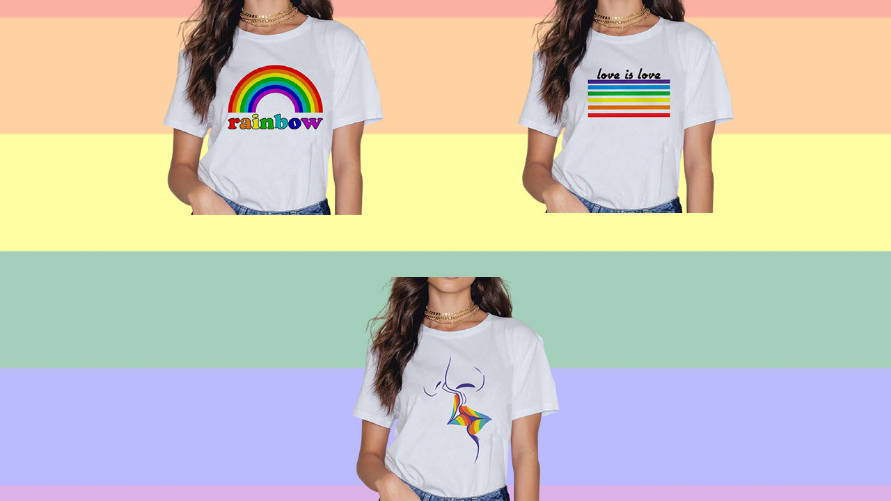 collection de tshirt lgbt et tshirt arc en ciel 